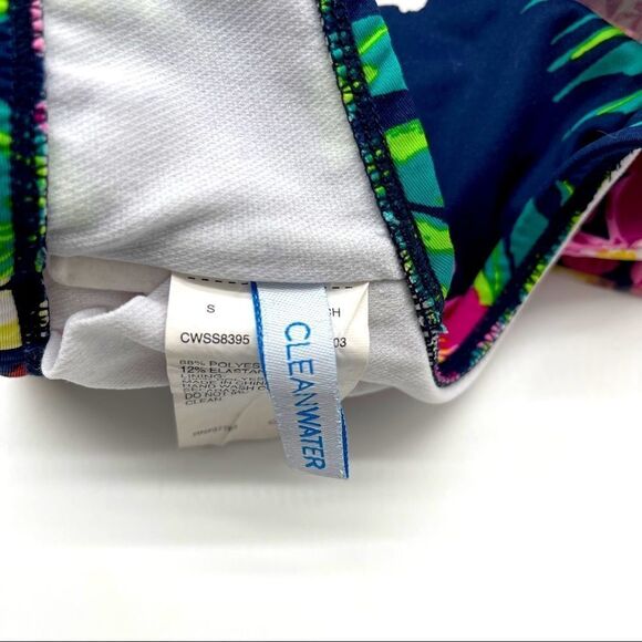 Cleanwater Floral Ruffle Tie Around Bikini Top - Picture 12 of 13